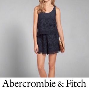 Abercrombie and Fitch eyelet romper